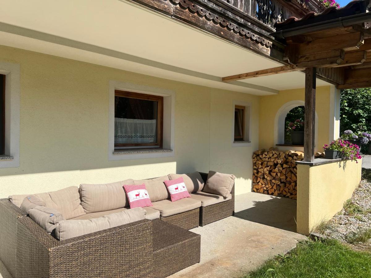 Ferienwohnung Steinbock Terrasse, Gartensauna, Garten, Grillplatz Stumm Exterior photo